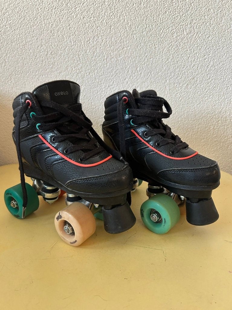 Oxelo quad 100 rolschaatsen maat 30 zwart, Gebruikt, Decathlon S.A, Kinderen, Ophalen of Verzenden