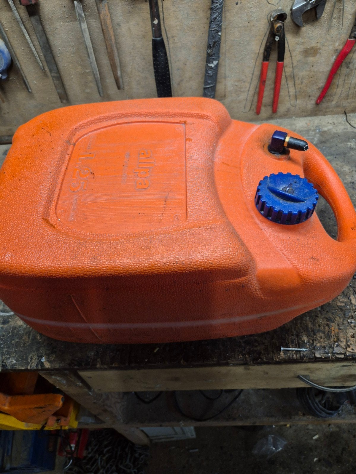 Allpa 25L Benzinetank - Gebruikt, Ophalen of Verzenden, Gebruikt, Motor en Techniek