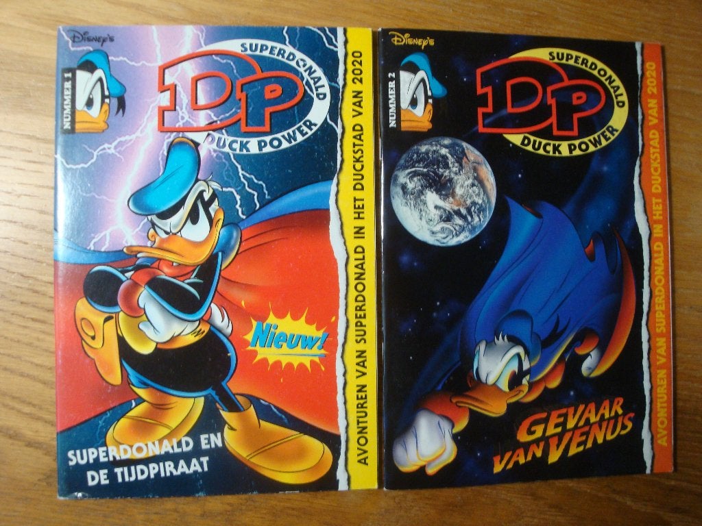 Superdonald Duck Power - Nummers 1 & 2 (2000), Boeken, Gelezen, Ophalen of Verzenden, Disney, Meerdere stripboeken