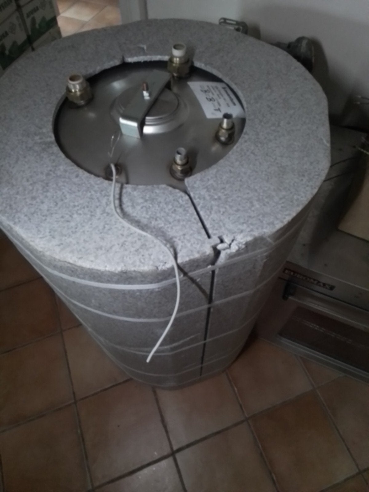 Rvs boiler met warmtewisselaar spiraal, 100 liter of meer, Ophalen, Boiler, Minder dan 3 jaar oud
