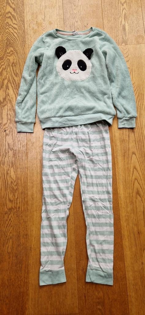 Pyjama panda maat 134-140 hema, Ophalen of Verzenden, Hema, Meisje, Nacht- of Onderkleding