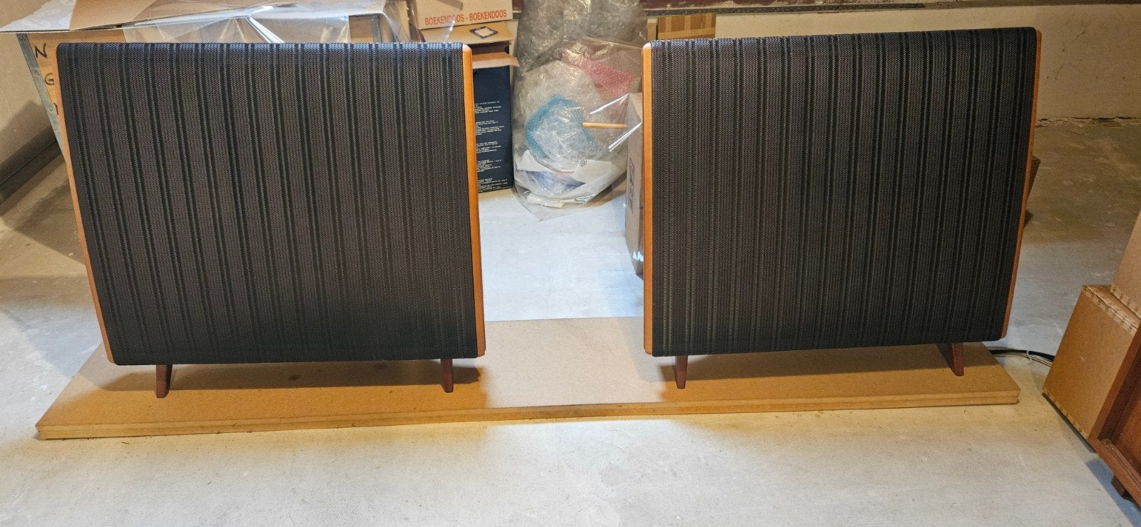 Quad ESL-57 Elektrostatische Luidsprekers (Vintage), Audio, Tv en Foto, Luidsprekers, Vloerstaande luidspreker, Gebruikt, Minder dan 60 watt