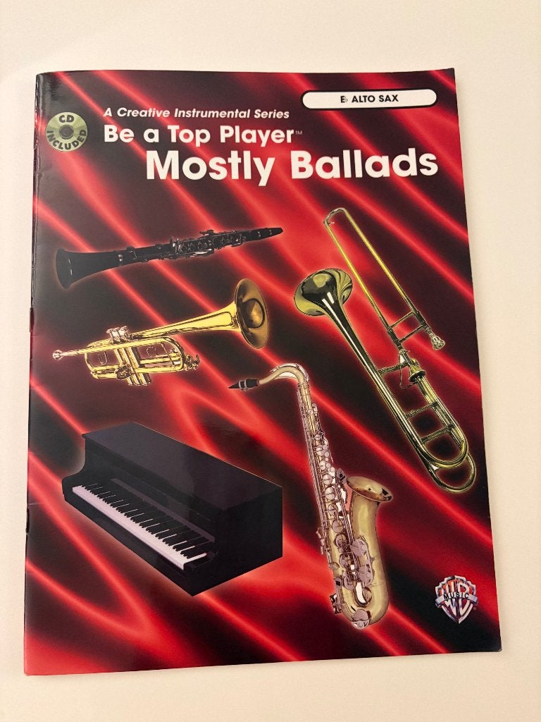 Be a top player Mostly ballads Altsax, Muziek en Instrumenten, Bladmuziek, Overige genres, Saxofoon, Ophalen of Verzenden, Zo goed als nieuw