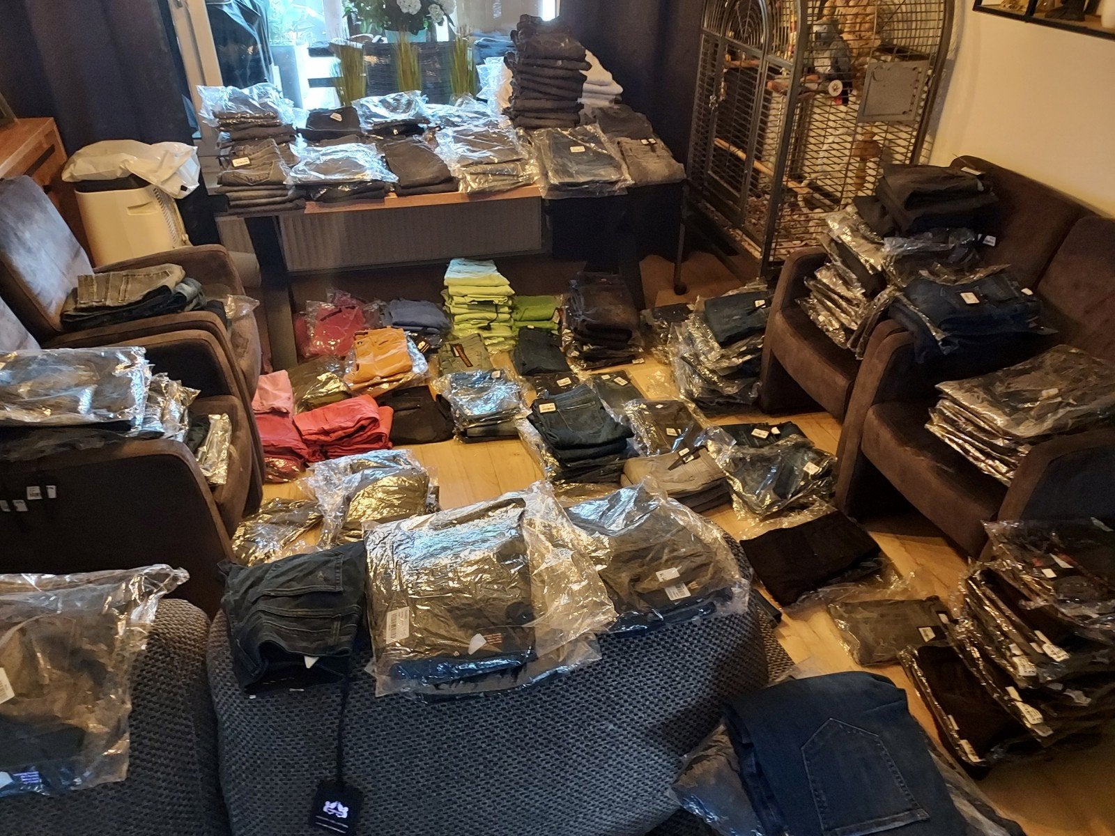 grote partij skiney jeans, Pascussi, Ophalen, Nieuw
