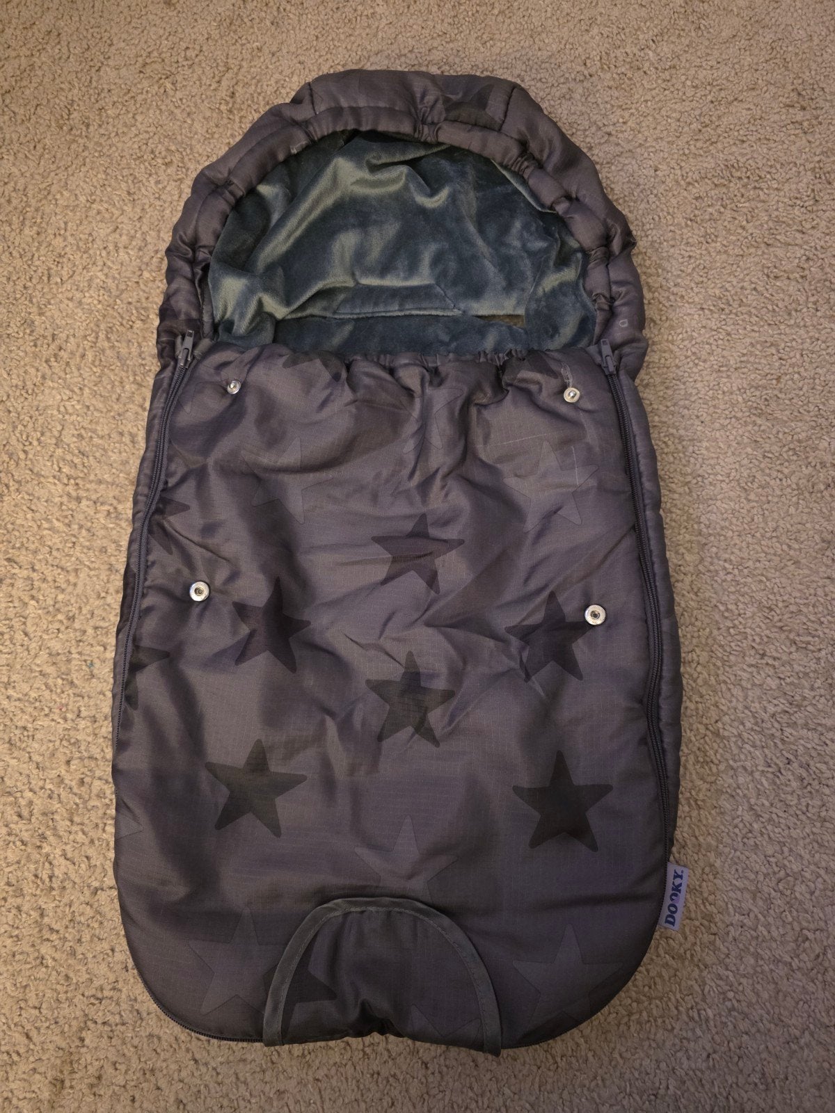 Dooky Voetenzak Kinderwagen - Sterrenpatroon, Ophalen of Verzenden, Zo goed als nieuw, Kinderwagen, Overige merken