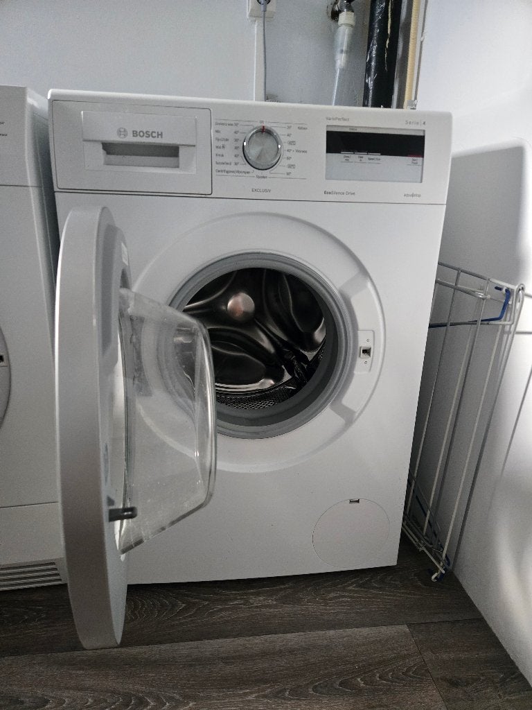 Wasmachine en droger, Ophalen, Gebruikt, 1200 tot 1600 toeren, 85 tot 90 cm