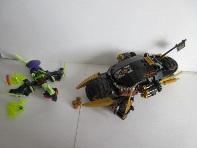 70733 Ninjago, Cole's Blaster motor met bouwtekening, Lego, Ophalen of Verzenden, Compleet, Zo goed als nieuw
