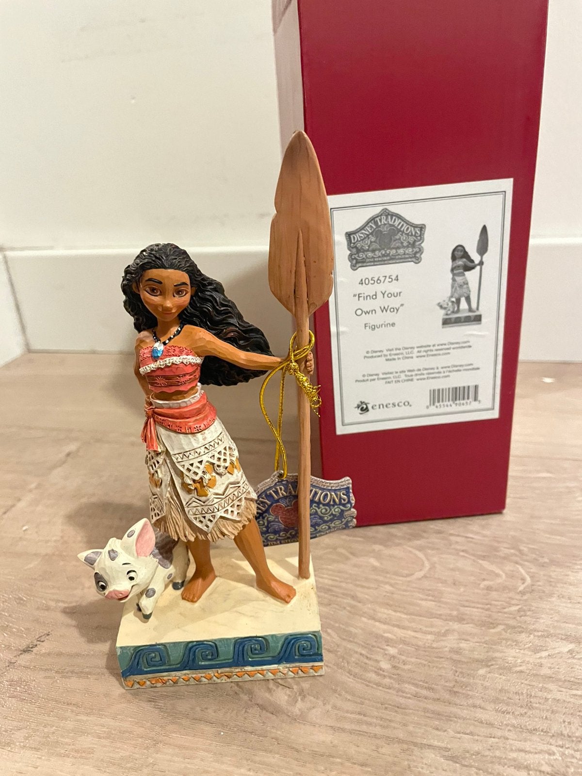 Disney Traditions jim shore Moana Vaiana, Ophalen of Verzenden, Overige figuren, Zo goed als nieuw, Beeldje of Figuurtje