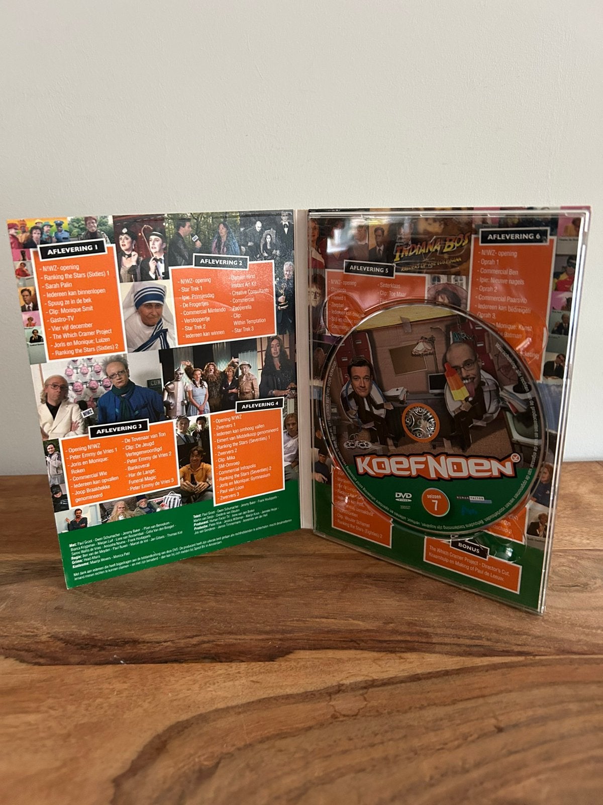 Koefnoen Seizoen 7 DVD - Humoristische sketches, Cd's en Dvd's, Alle leeftijden, Ophalen of Verzenden, Gebruikt, Komedie