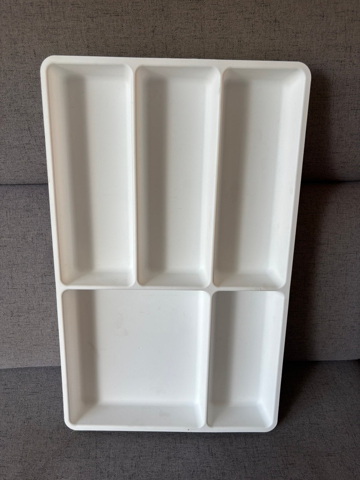 Ikea bestekbak wit 31x50 cm - besteklade organiser, Ophalen of Verzenden, Kunststof
