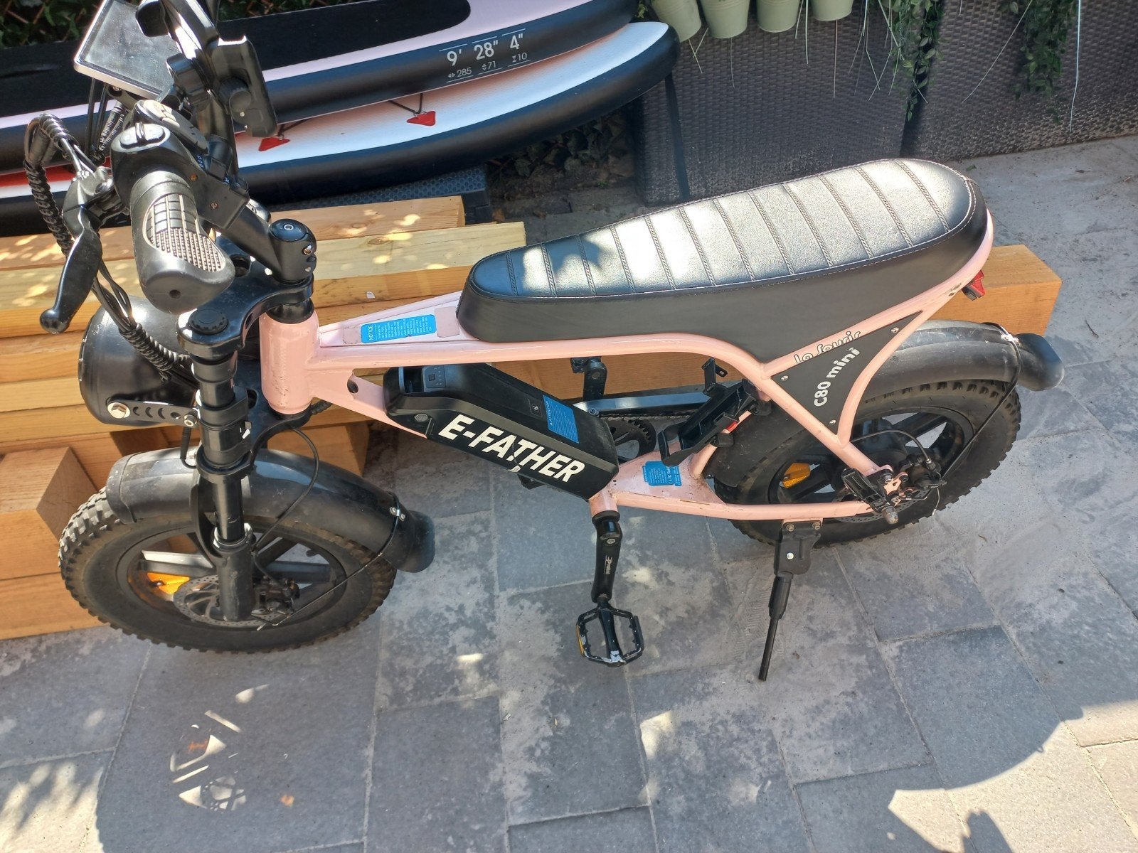 Fatbike mini roze C  80, Ophalen