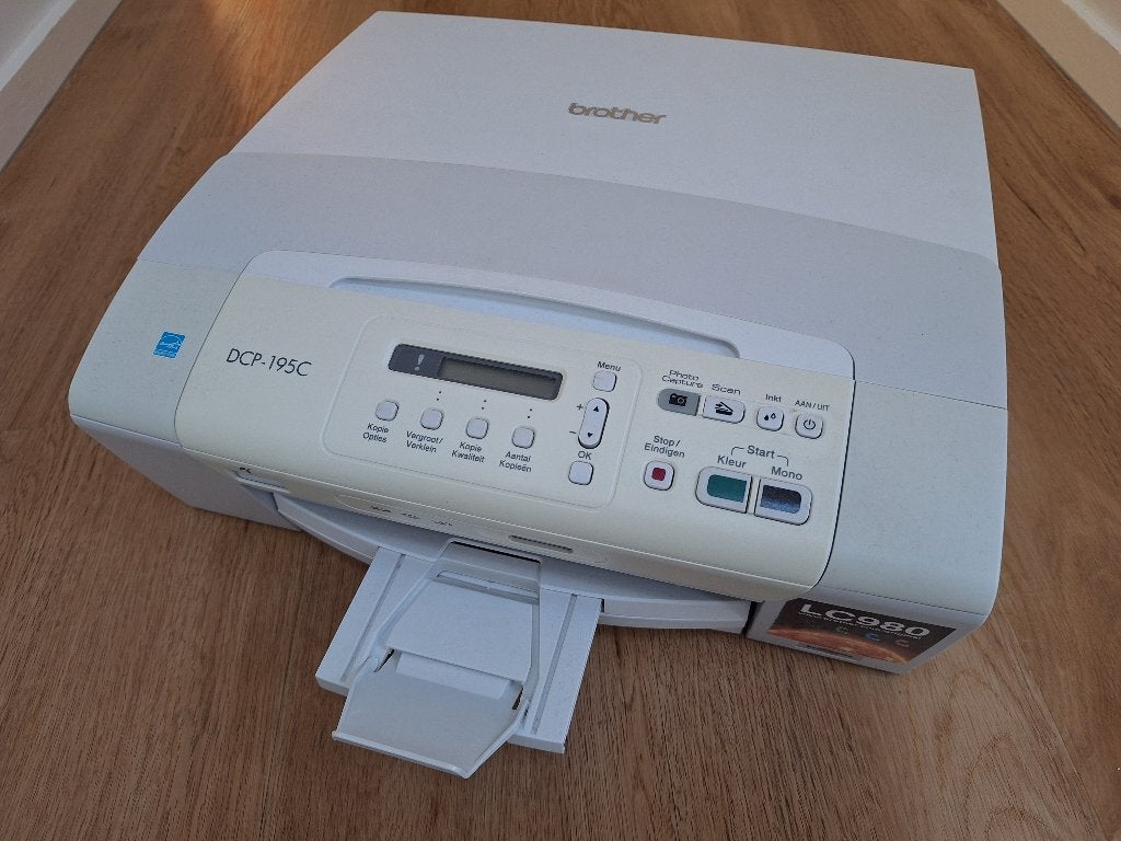 Brother DCP-195C printer scanner enz., Computers en Software, Ophalen, Gebruikt, Inkjetprinter, All-in-one