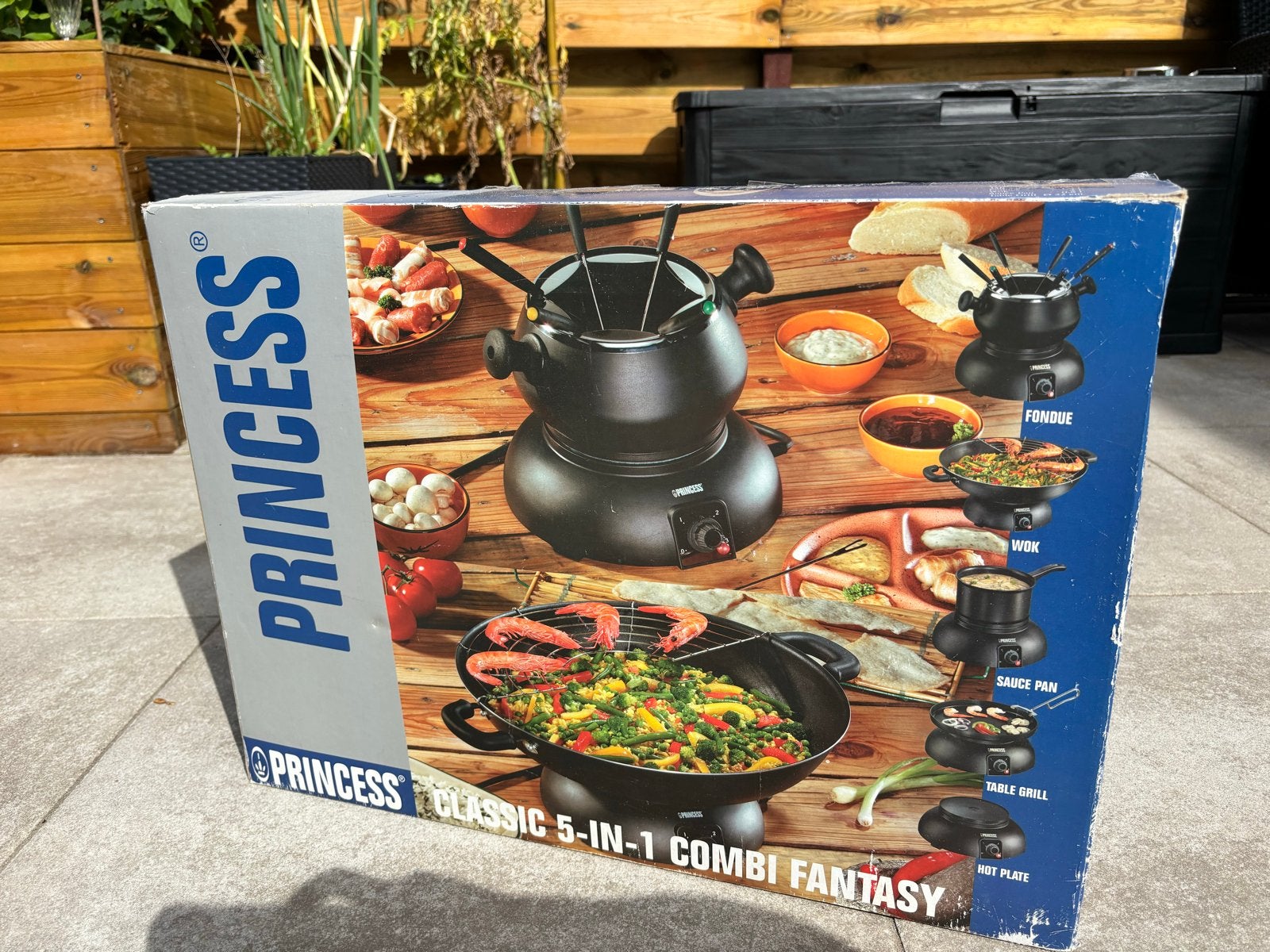 Princess Classic 5-in-1 Combi Fantasy: Elektrische Wokpan, Witgoed en Apparatuur, Ophalen of Verzenden, Zo goed als nieuw