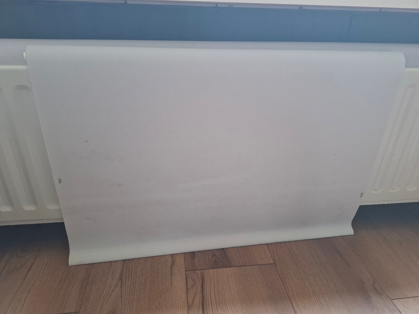 2 witte rolgordijnen (83x180cm en 223x180cm), Ophalen, Wit, Rolgordijn