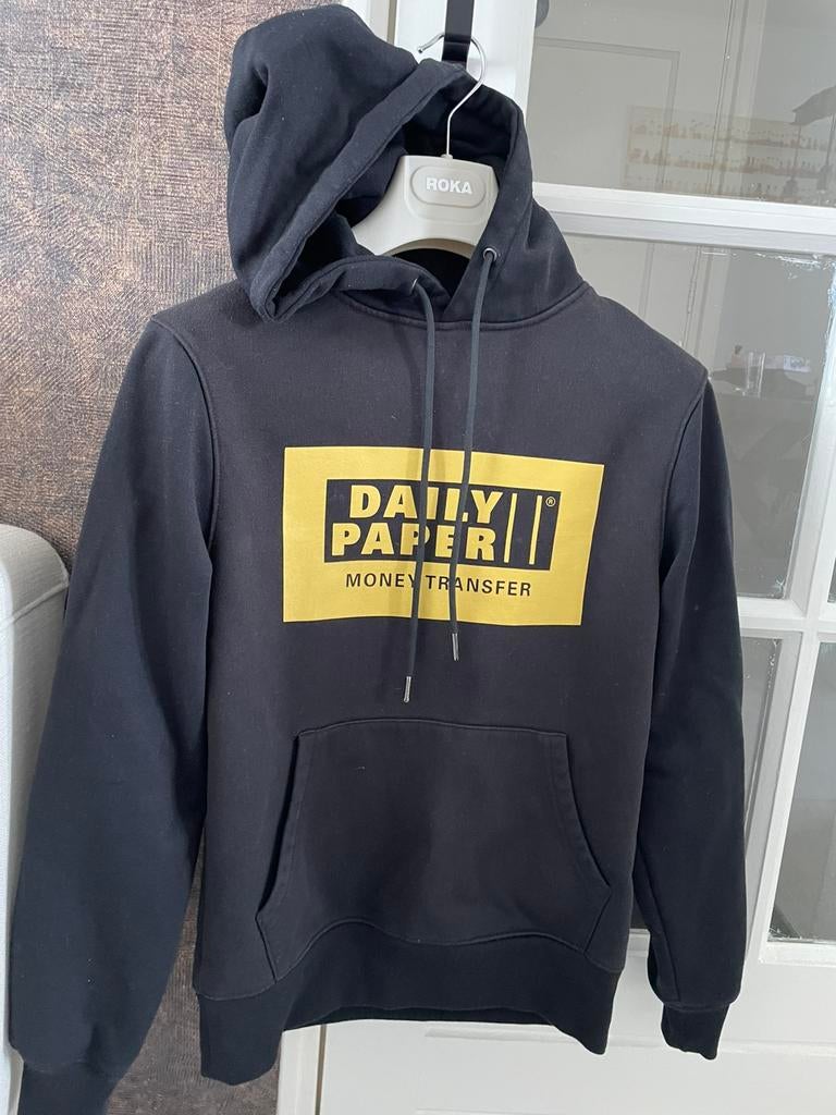 Daily Paper hoodie XS, Kleding | Heren, Truien en Vesten, Ophalen of Verzenden, Zo goed als nieuw, Maat 46 (S) of kleiner, Zwart