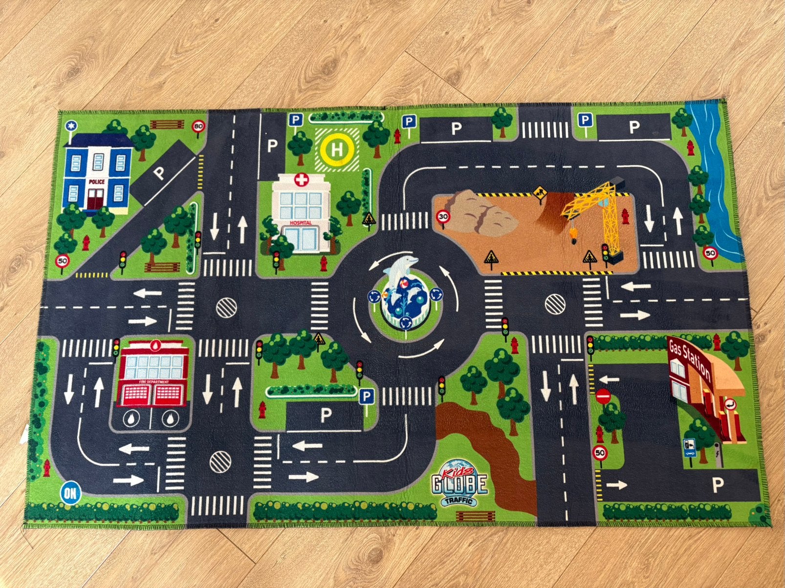 Kids Globe Speelkleed Verkeer met Led verkeerslichten, Ophalen, Zo goed als nieuw