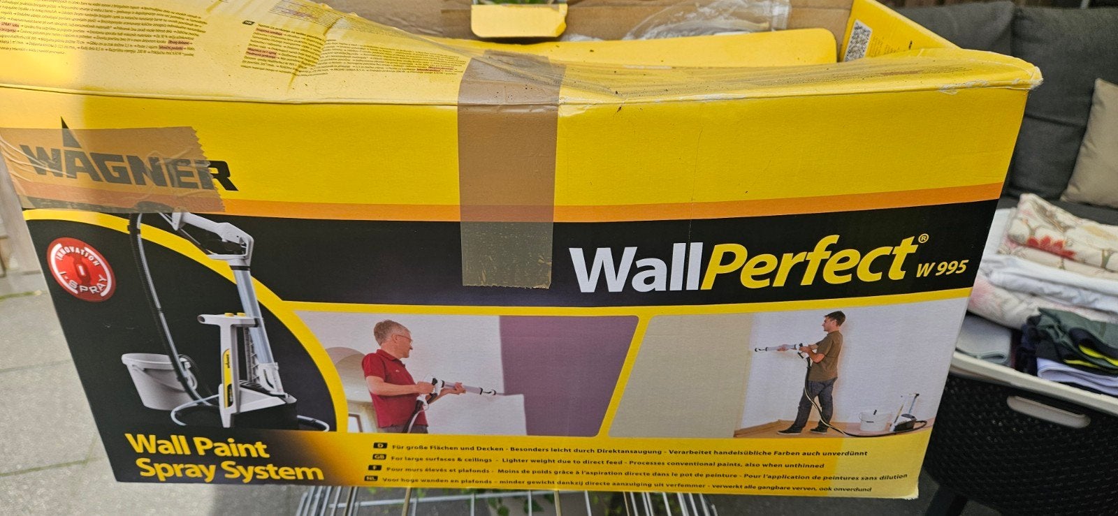 Wagner WallPerfect W995 Verfspuitsysteem, Ophalen, Zo goed als nieuw, Verfspuit of Verfpomp