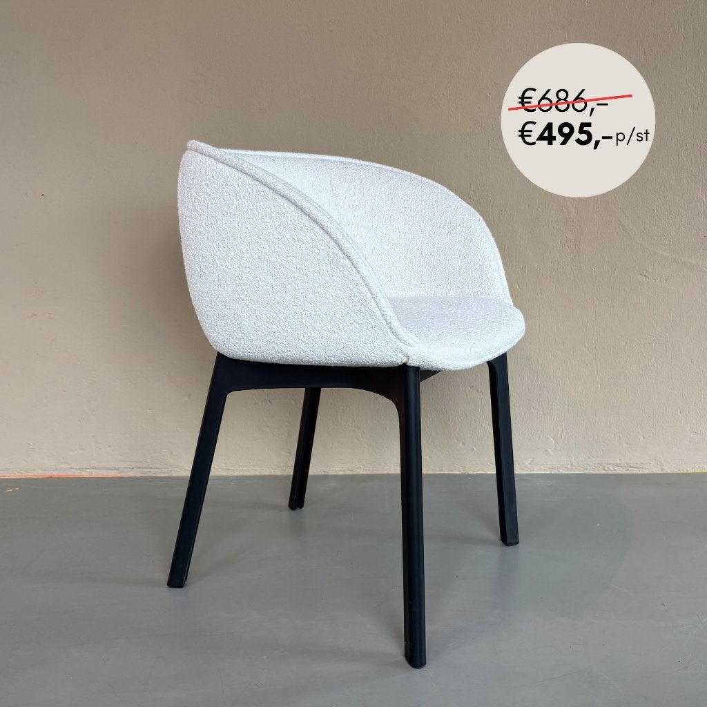 Kartell Charla Orsetto eetkamerstoelen, Set van 4! (€2.744), Ophalen, Doetinchem, Wit, Stof
