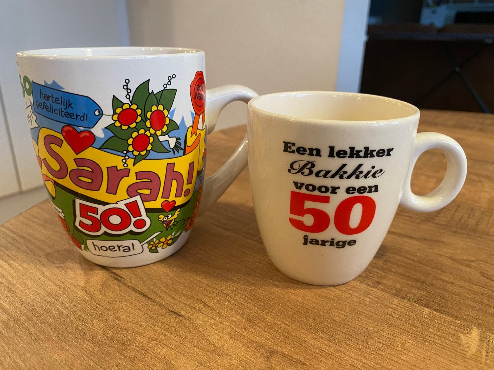 Mok 50 jaar, Nieuw, Overige stijlen, Aardewerk, Mok