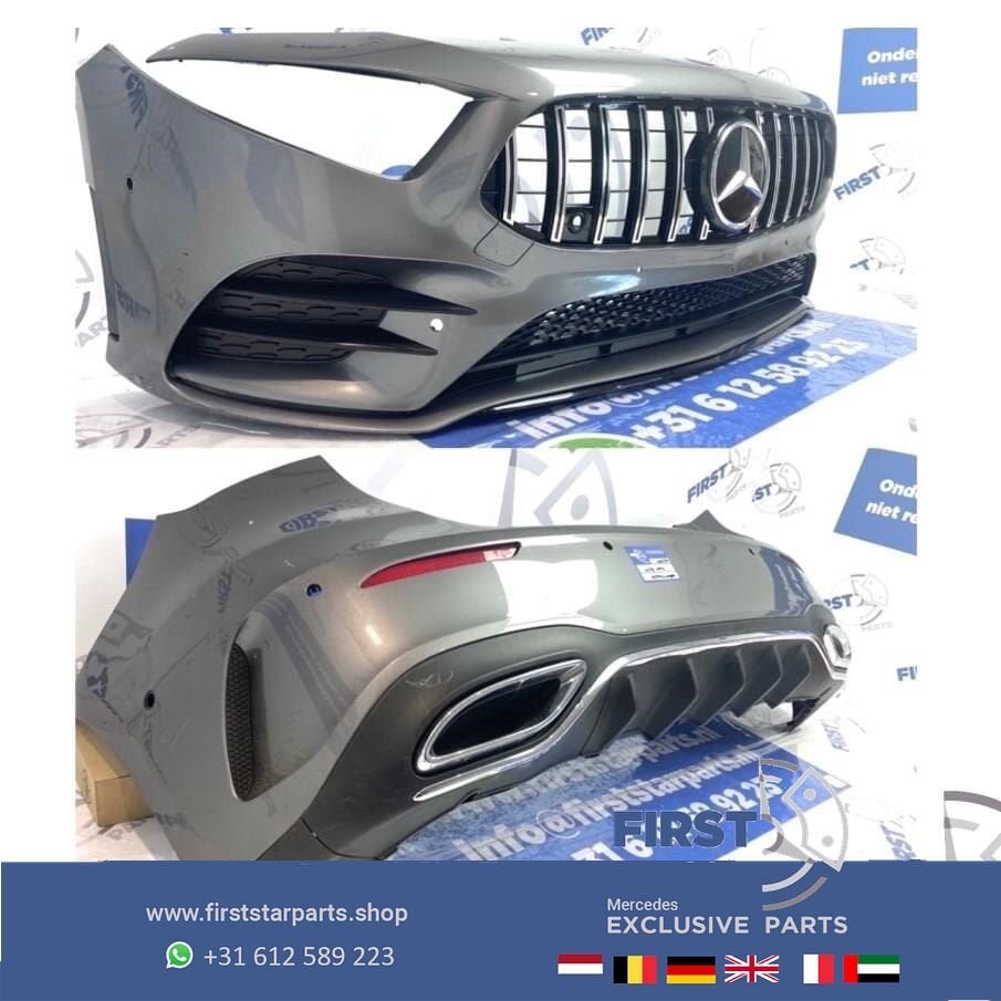 W177 AMG PAKKET Origineel Mercedes A Klasse 2021 GRIJS VOORB, Auto-onderdelen, Gebruikt, -, Ophalen of Verzenden, Bumper