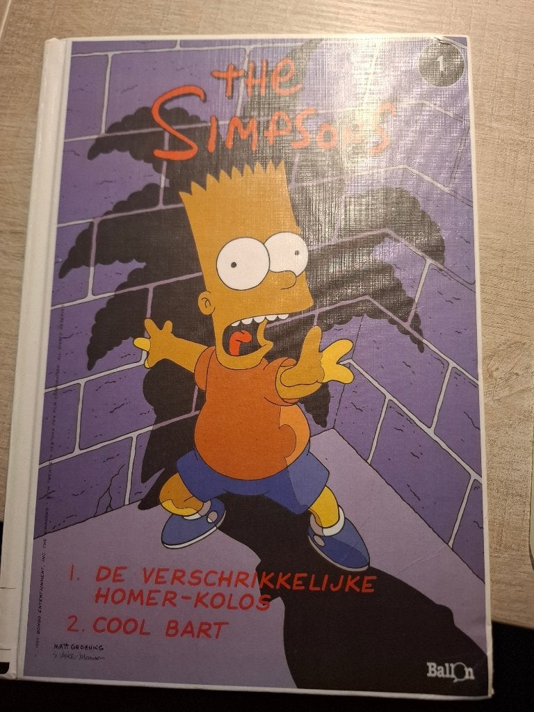Strip - De Simpsons 1, Eén stripboek, Ophalen of Verzenden, Gelezen