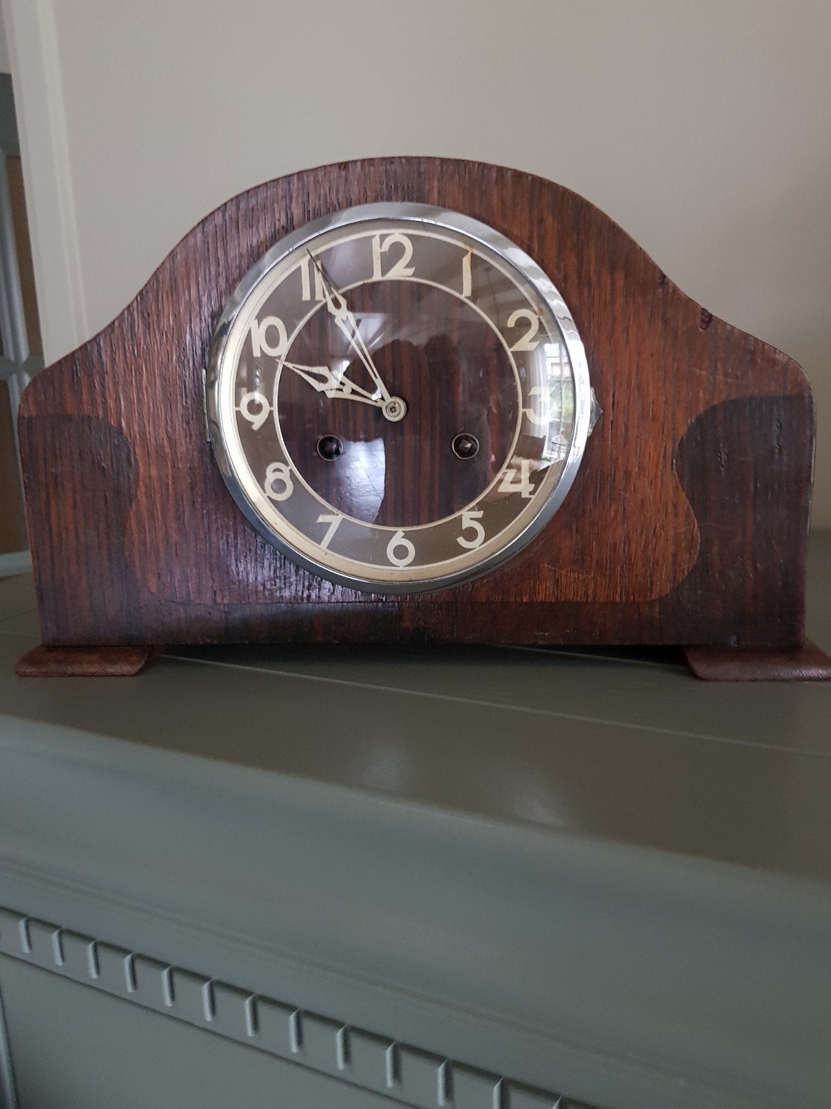 Goedlopende oude pendule., Ophalen of Verzenden