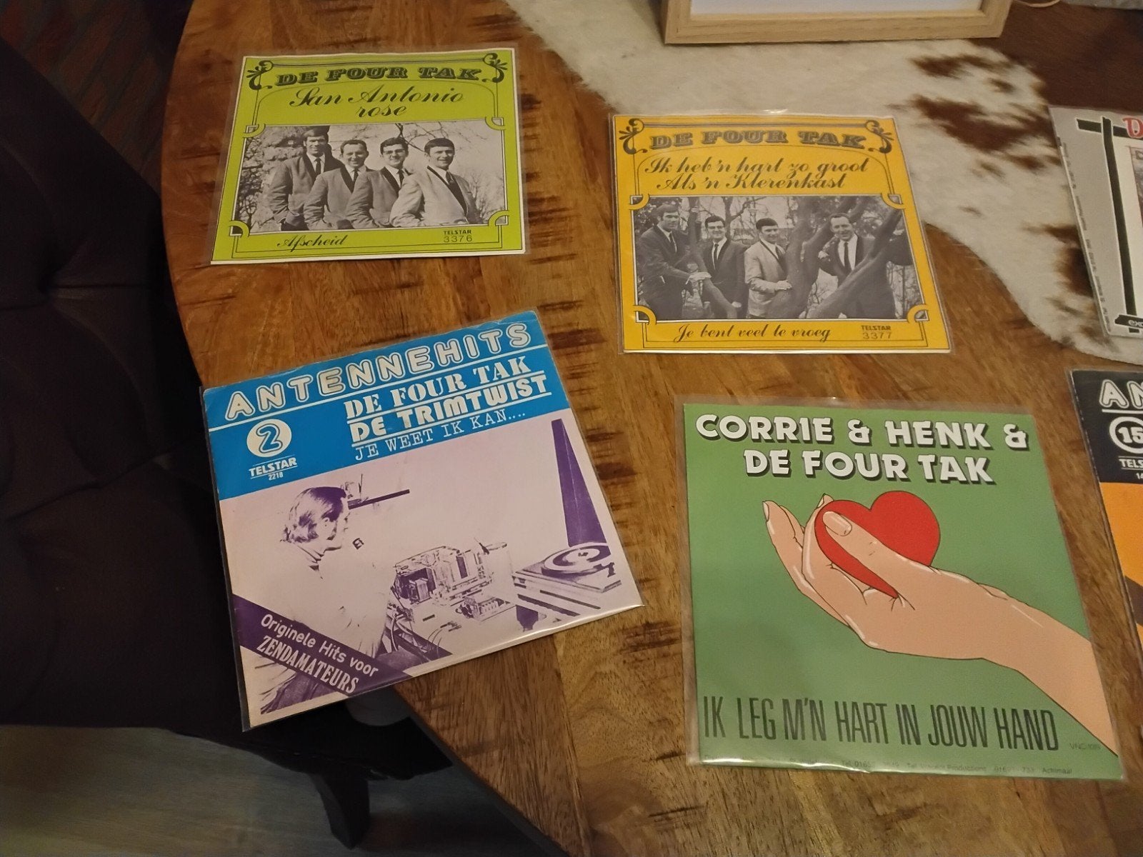 De Four Tak 11 vinyl singles origineel, Cd's en Dvd's, Vinyl | Nederlandstalig, Ophalen of Verzenden, Zo goed als nieuw, Overige formaten