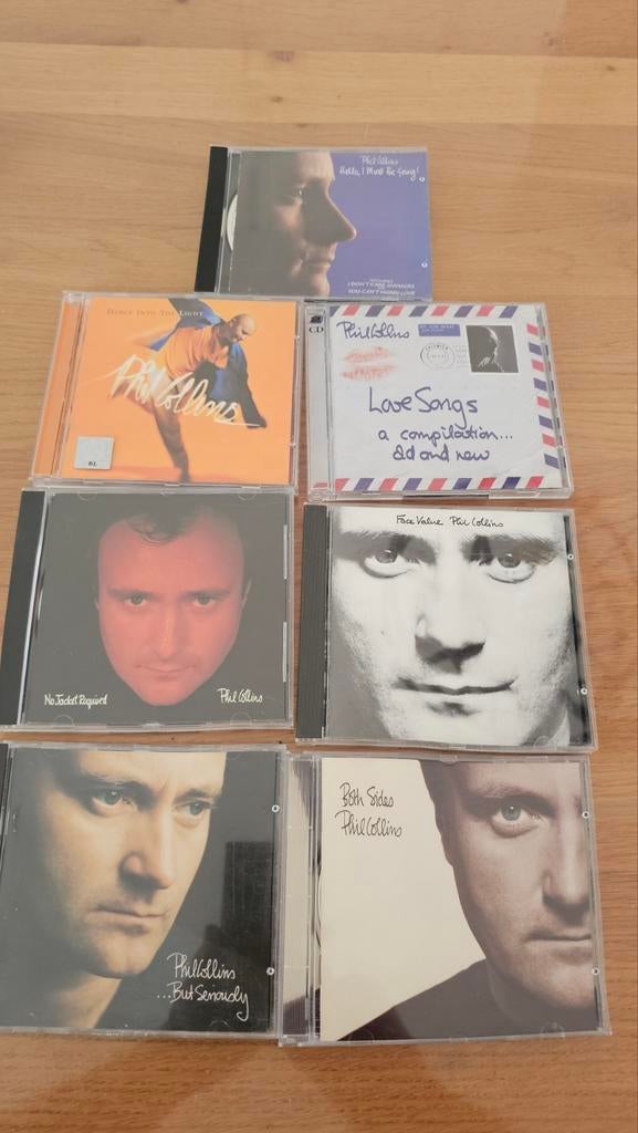 Phil Collins CD Collectie - 7 Albums, Cd's en Dvd's, Cd's | Pop, Ophalen of Verzenden, 1980 - 1989, Gebruikt, Boxset