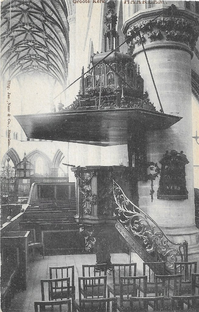 AK Haarlem - Interieur Groote Kerk, Verzenden, Voor 1920, Noord-Holland