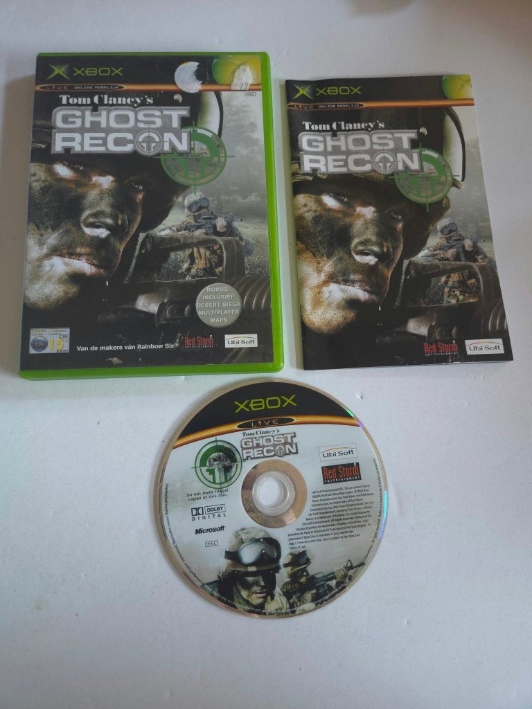 Xbox Original - Tom Clancy's Ghost Recon - 12421, Shooter, 1 speler, Ophalen of Verzenden, Zo goed als nieuw