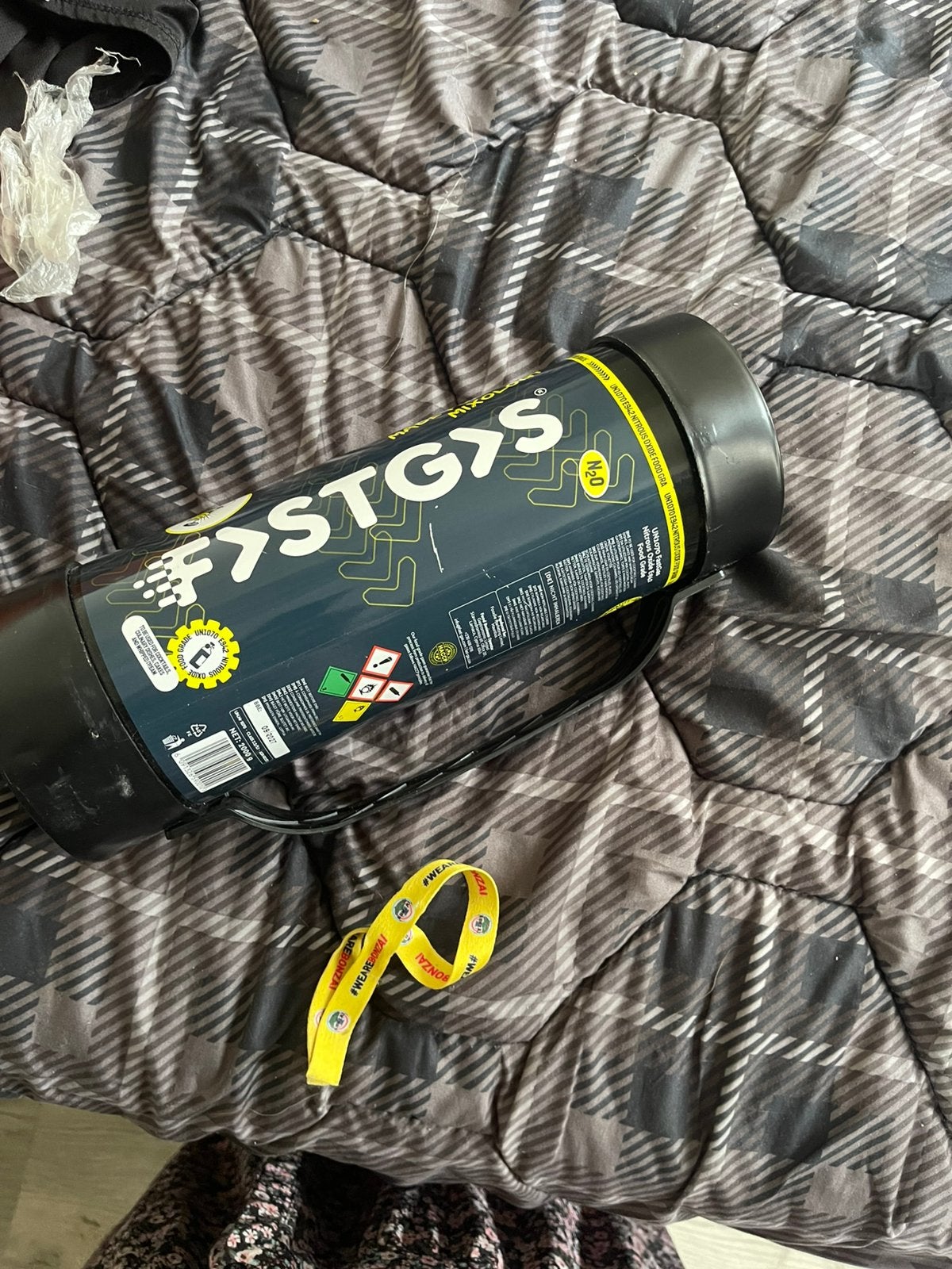FastGas 2 kg cilinder, leeg, niet-navulbaar.”, Ophalen of Verzenden