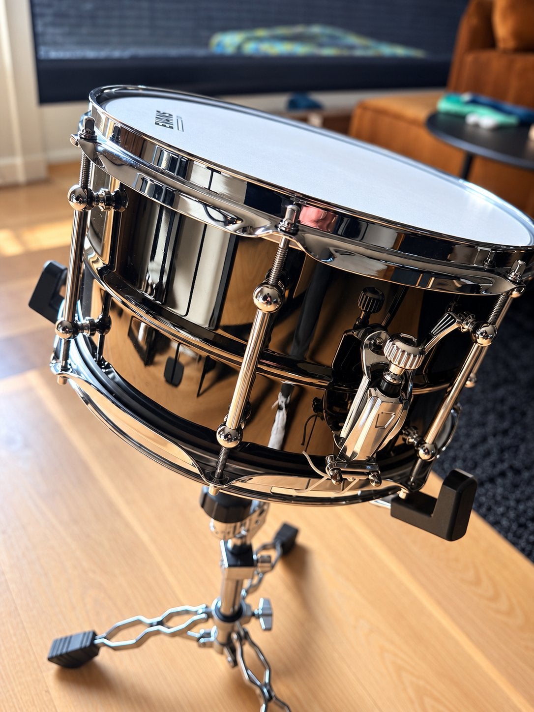 Ludwig Universal Brass Snare Drum 13x7 - Nieuwstaat, Ophalen of Verzenden, Zo goed als nieuw, Ludwig