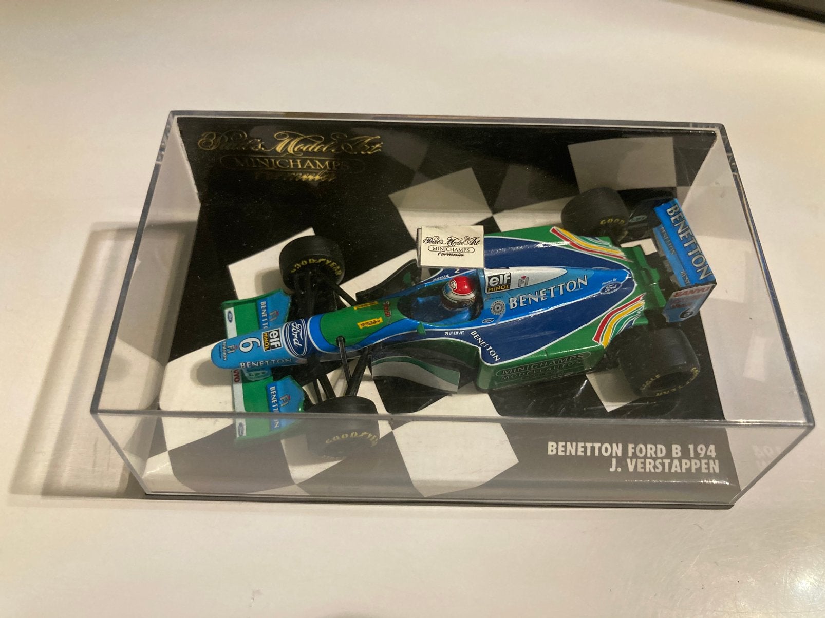 Jos verstappen benneton ford b194 1/43, Hobby en Vrije tijd, Modelauto's | 1:43, Ophalen of Verzenden, Nieuw, Auto
