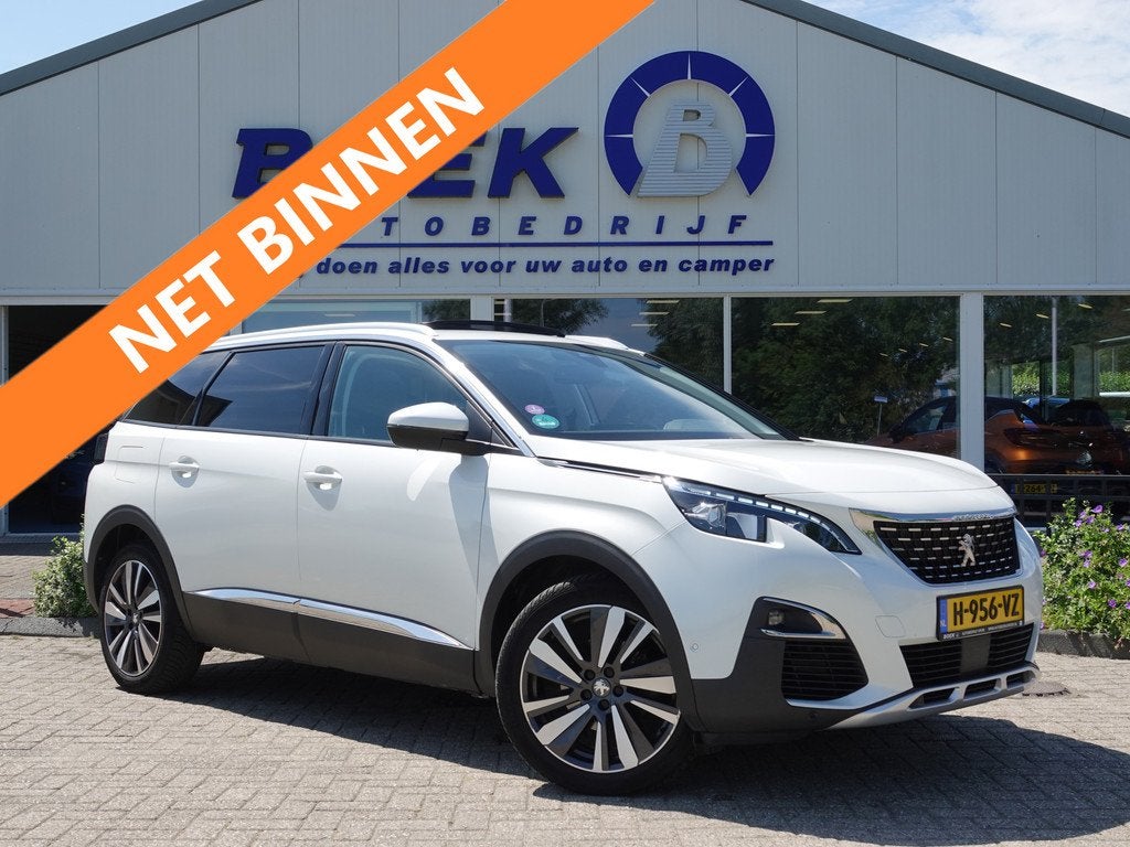 Peugeot 5008 1.2 PT Allure AUT. 130PK 7-PERS | PANO | H-LEER, Gebruikt, Euro 6, 1199 cc, Automatische klimaatregeling