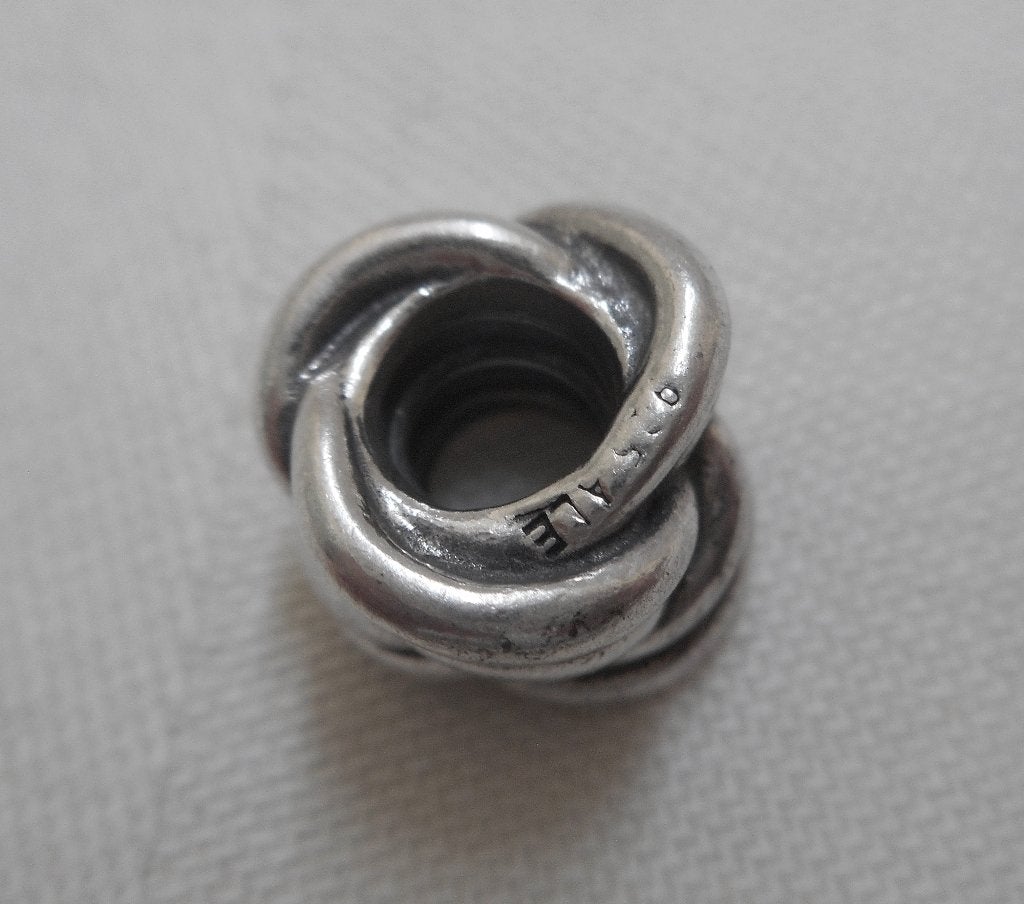Zilveren Pandora Charms Forget-Me-Knot Charm nr.713, Verzenden, Pandora, Zo goed als nieuw, 1 bedel
