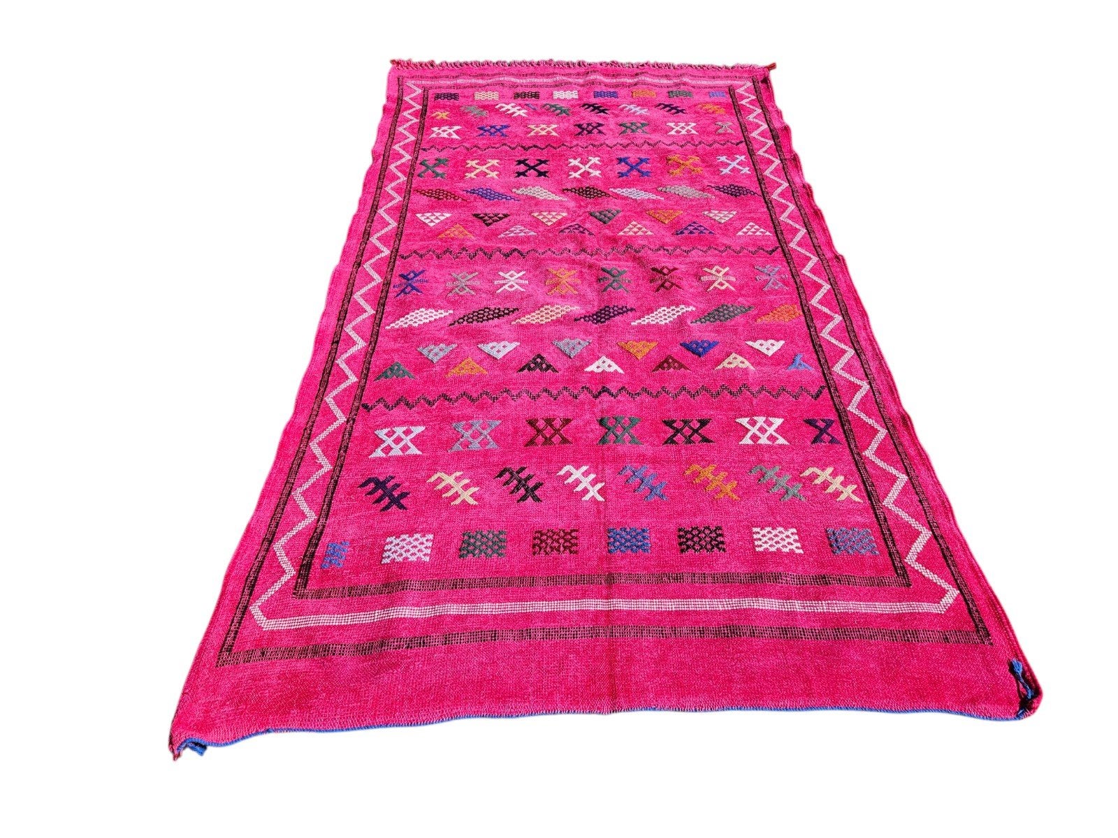 Prachtig nieuw handgeweven Berber Kelim tapijt, 100 tot 150 cm, Nieuw, Ophalen of Verzenden, 150 tot 200 cm