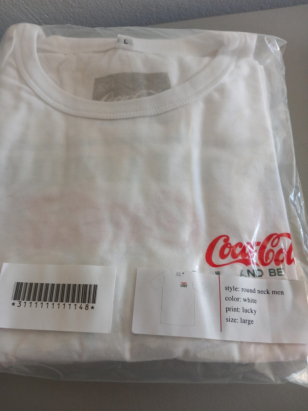 Coca-Cola Lucky vintage T-shirt - Nieuw met label, Ophalen of Verzenden, Nieuw, Coca-Cola