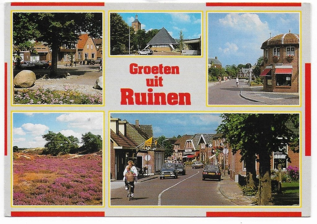 Ruinen Gelopen Ansichtkaart (B6091 ), Verzamelen, Ansichtkaarten | Nederland, Ophalen of Verzenden, 1980 tot heden, Gelopen