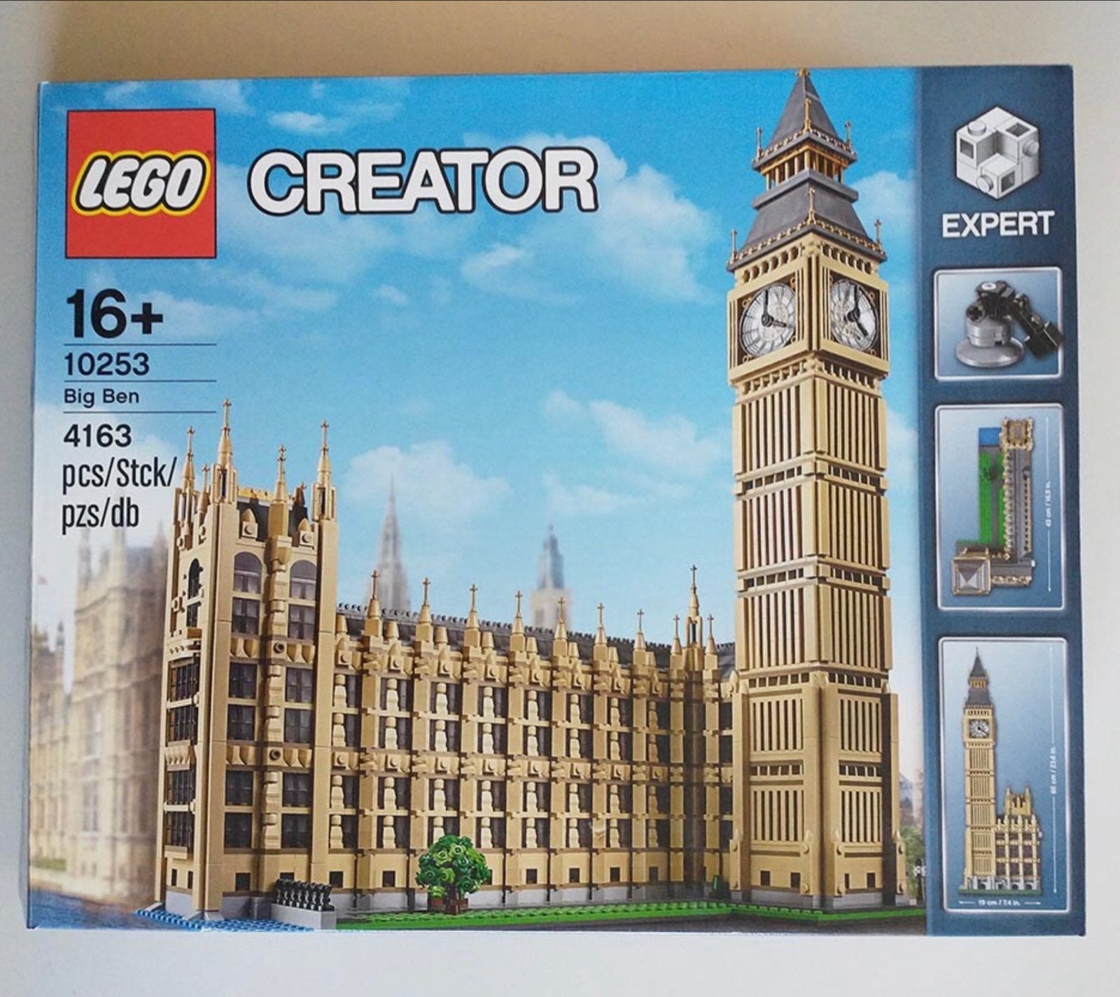 Lego Creator Expert Big Ben (10253) met doos en instructies, Kinderen en Baby's, Speelgoed | Duplo en Lego, Gebruikt, Lego, Ophalen of Verzenden