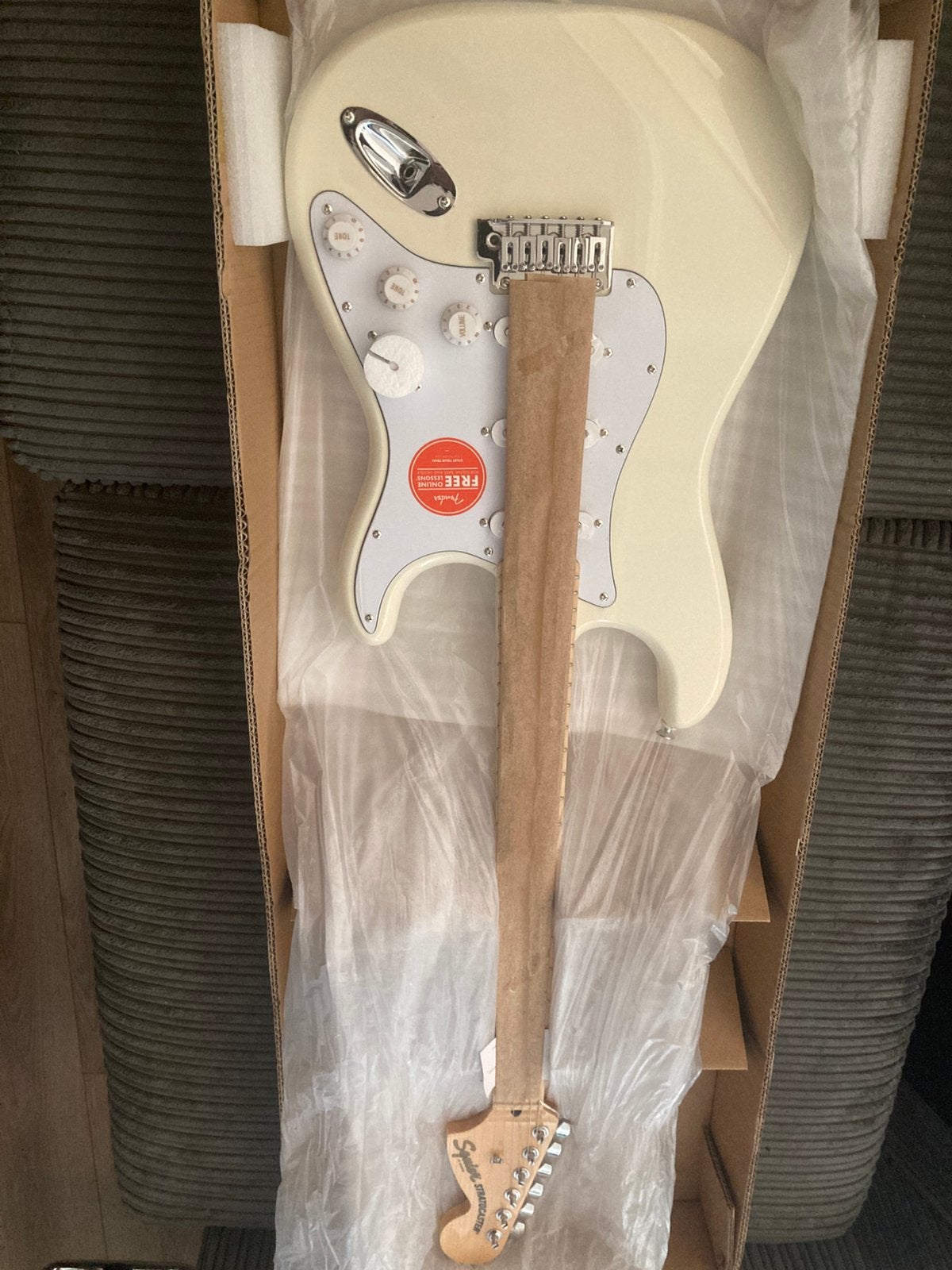 Squier Affinity Stratocoaster electrische gitaar, Ophalen of Verzenden, Zo goed als nieuw, Solid body, Overige merken