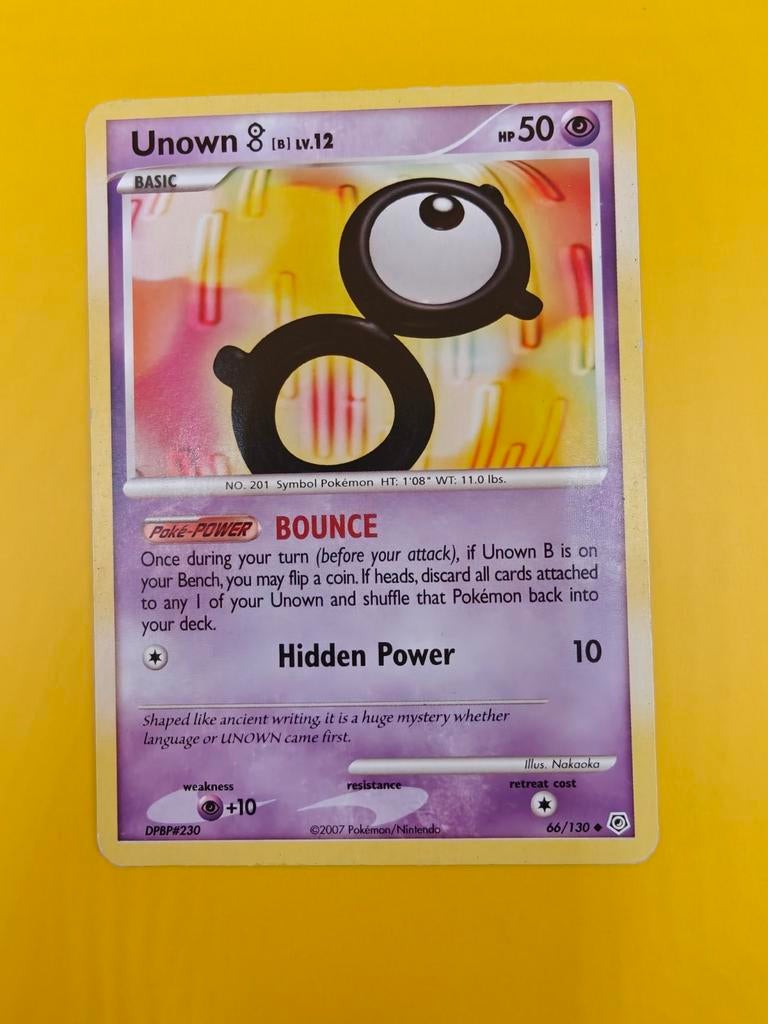 Unown (B) Lv.12 - Diamond & Pearl Base Set, Verzenden, Zo goed als nieuw