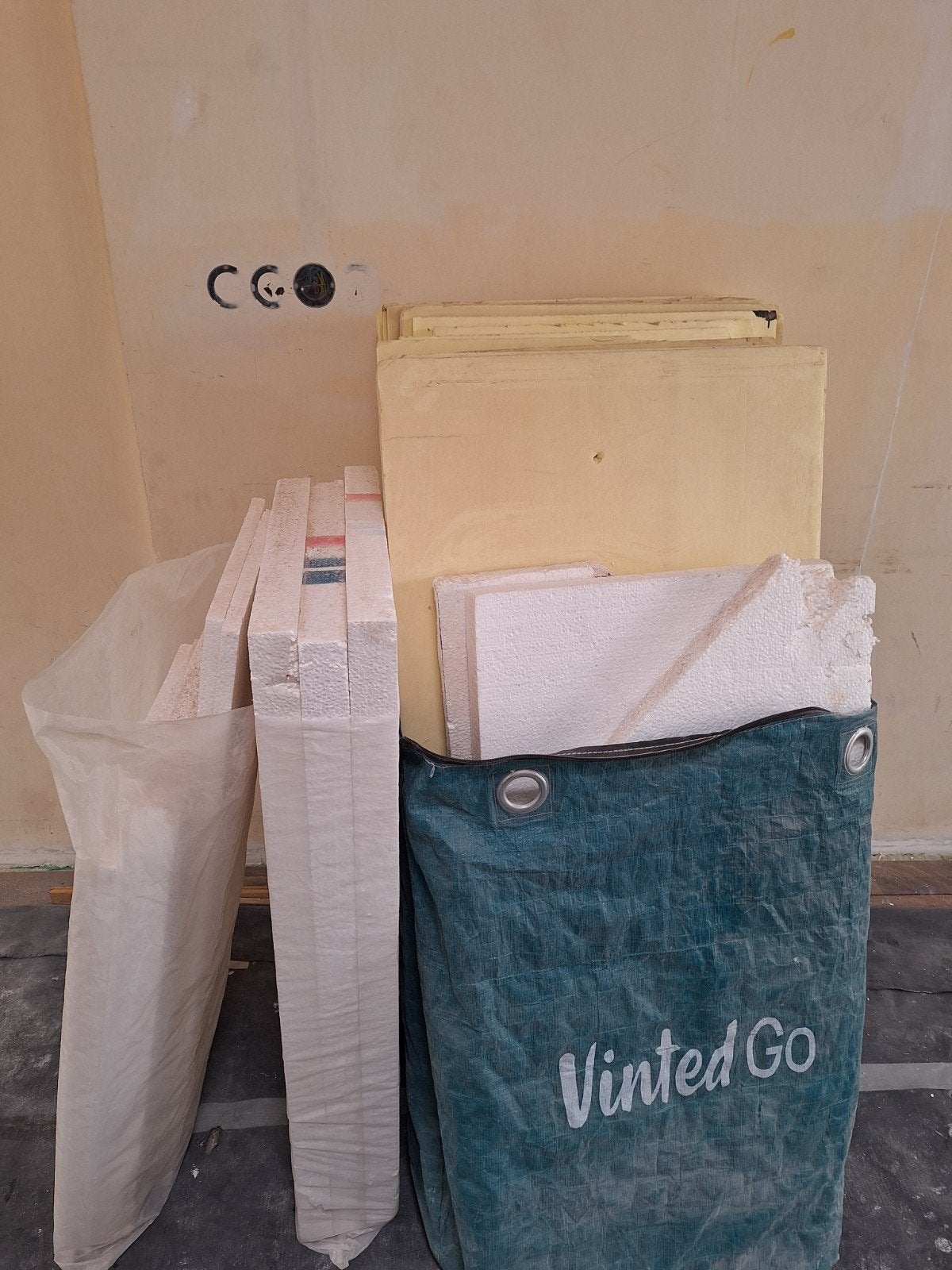 isolatie materiaal GRATIS, Ophalen, Gebruikt, 40 tot 60 cm, Overige typen