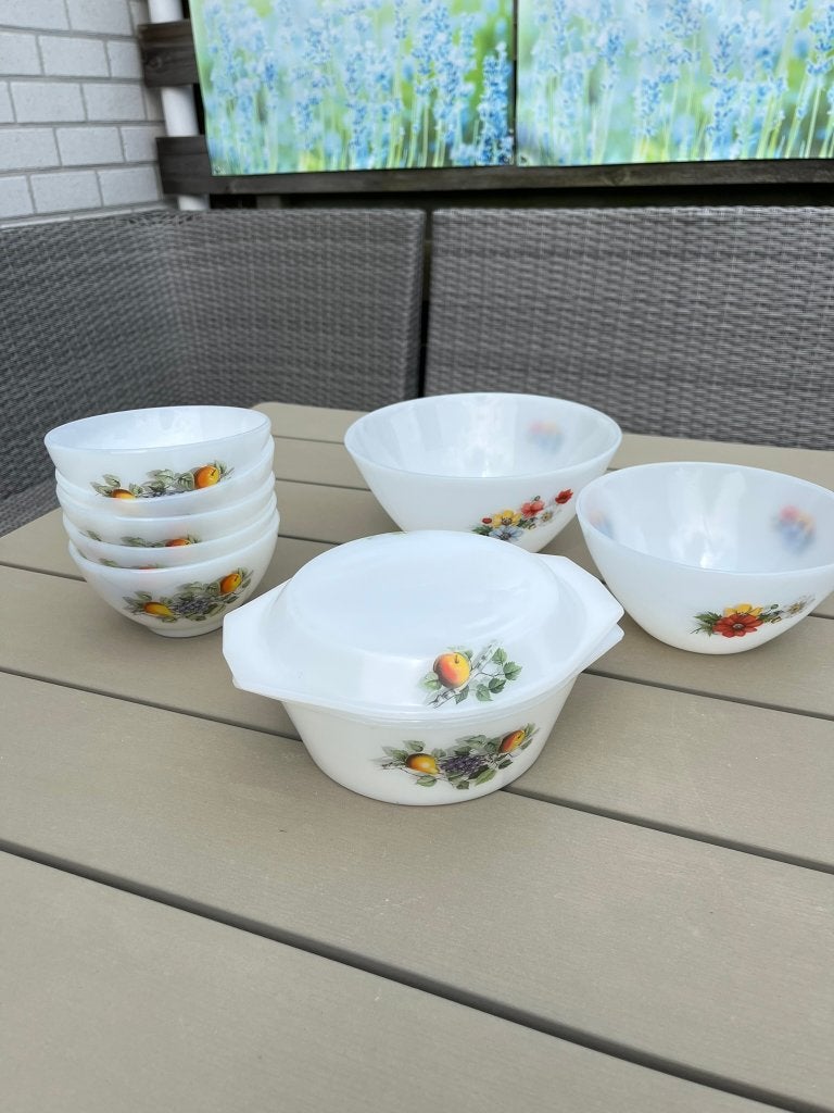 Acropal Fruit de France - kommen en ovenschaal, Ophalen of Verzenden