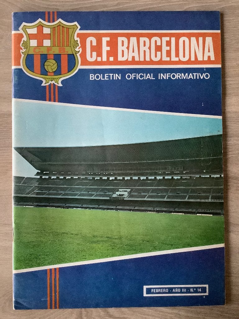 FC Barcelona Magazines 1972 ‘ Boletin Oficial Informativo ‘, Boeken, FC Barcelona, Ophalen of Verzenden, Zo goed als nieuw, Balsport