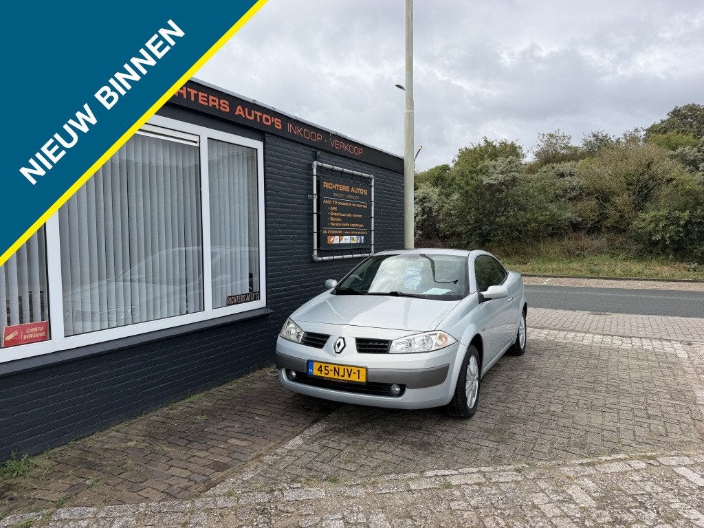 Renault Mégane Coupé-Cabriolet 1.6-16V AuthComf. Apk 08-27, Auto's, Stof, 4 cilinders, Cabriolet, 4 stoelen