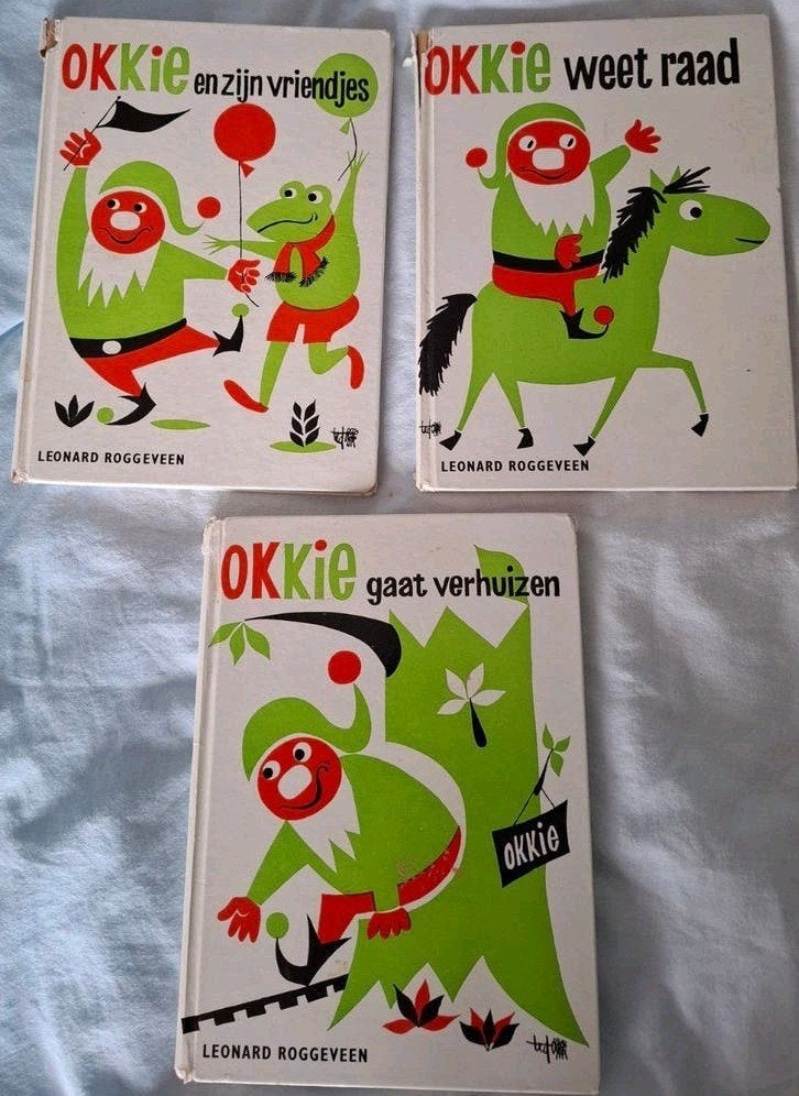 3x Okkie Pepernoot - Leonard Roggeveen( mag per stuk), Ophalen of Verzenden, Gelezen, Leonard Roggeveen, Fictie algemeen