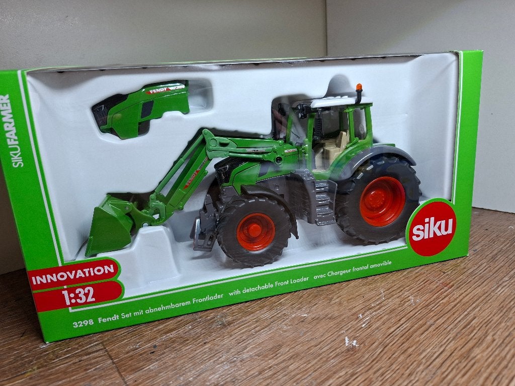 Te koop Siku Fendt 728 Vario met voorlader., Ophalen of Verzenden, Nieuw, Tractor of Landbouw, SIKU