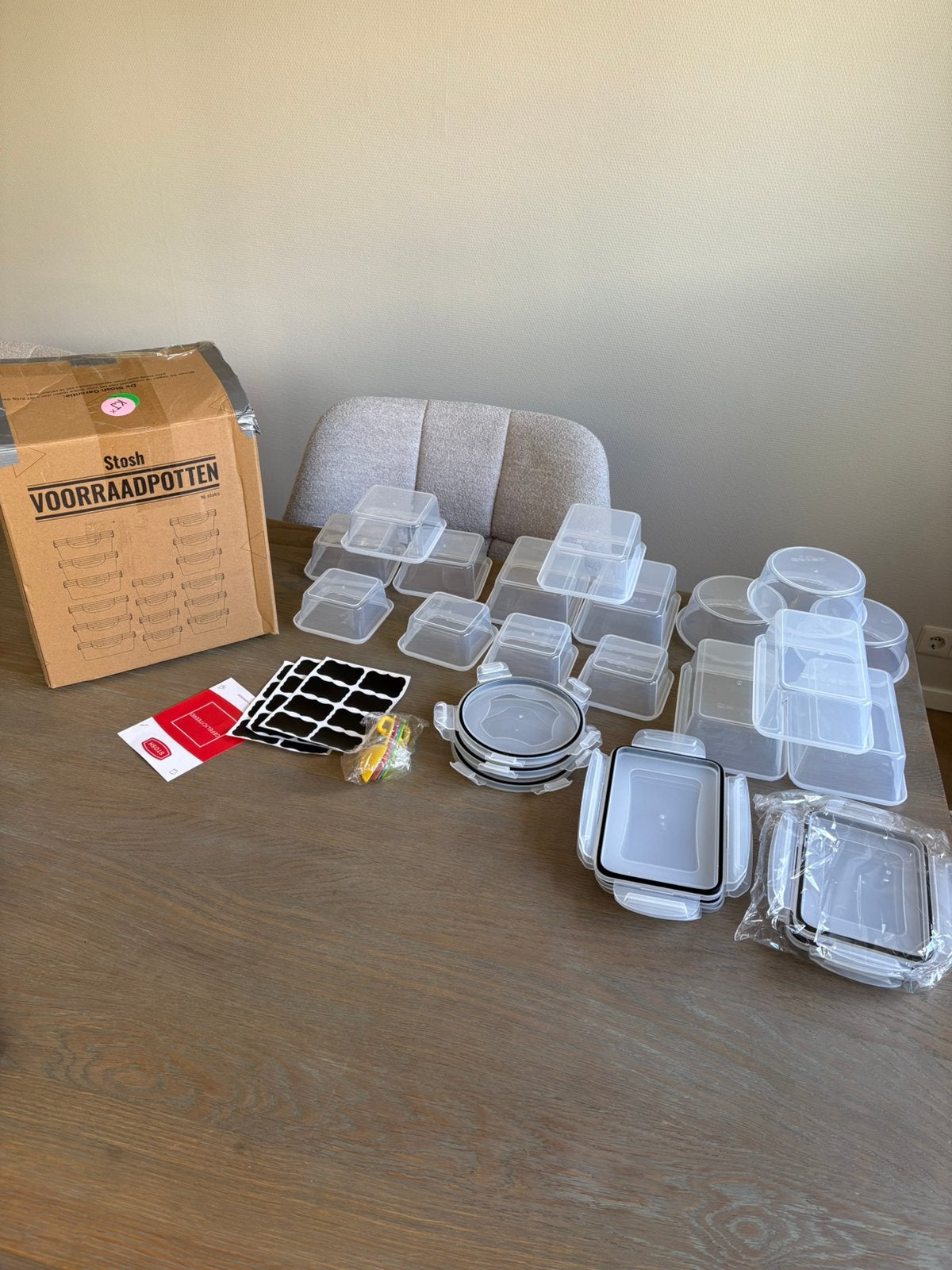 Stosh Vershoudbakjes - Meal Prep Bakjes, !, !, Ophalen of Verzenden, Zo goed als nieuw