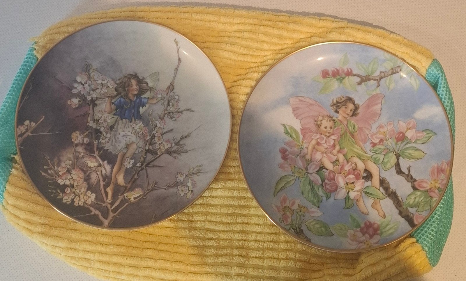 Set van 2 Villeroy & Boch Flower Fairies Verzamelborden - He, Ophalen of Verzenden