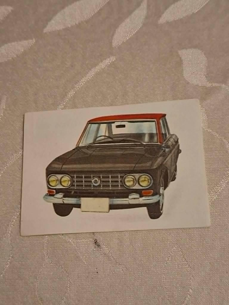 Prentje/Chromo : Datsun Bluebird /Chocolade Jacques, Verzamelen, 1960 tot 1980, Gebruikt, Verzenden, Prent